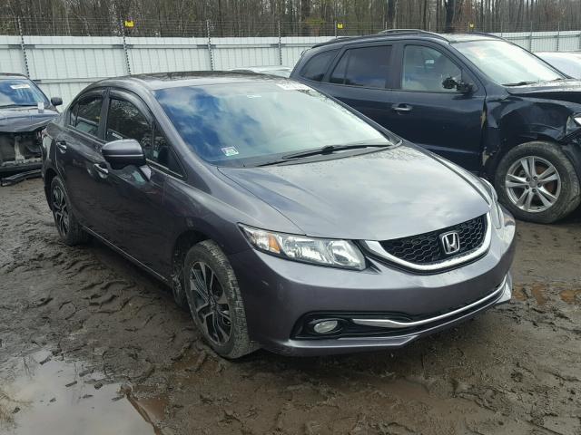 19XFB2F85EE033085 - 2014 HONDA CIVIC EX GRAY photo 1