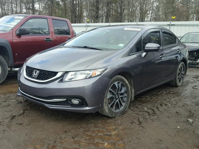 19XFB2F85EE033085 - 2014 HONDA CIVIC EX GRAY photo 2