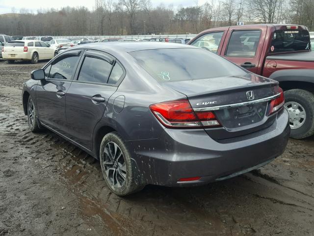 19XFB2F85EE033085 - 2014 HONDA CIVIC EX ნაცრისფერი ფოტო 3