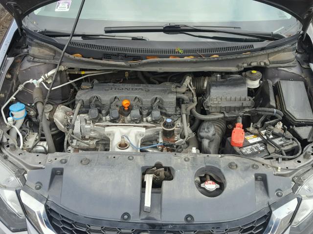 19XFB2F85EE033085 - 2014 HONDA CIVIC EX GRAY photo 7