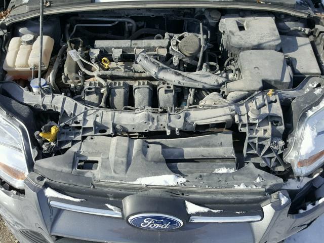 1FAHP3K21CL234820 - 2012 FORD FOCUS SE GRAY photo 7