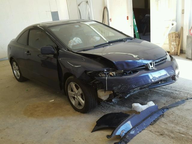 2HGFG12887H566736 - 2007 HONDA CIVIC EX BLUE photo 1