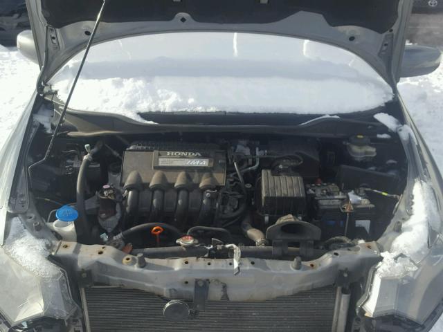 JHMZE2H76AS004712 - 2010 HONDA INSIGHT EX GRAY photo 7