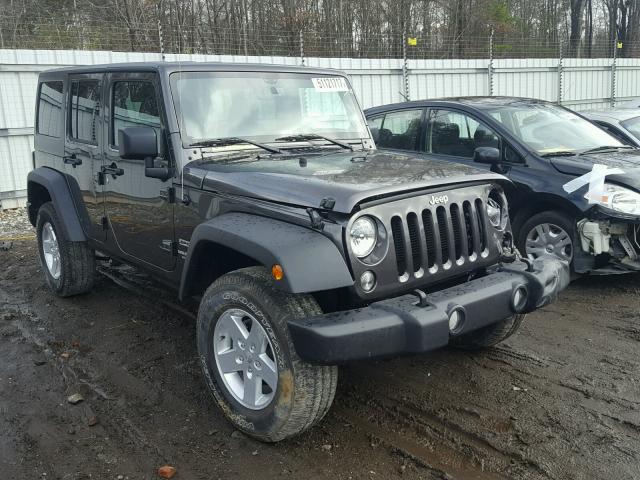 1C4BJWDG5HL725670 - 2017 JEEP WRANGLER U GRAY photo 1