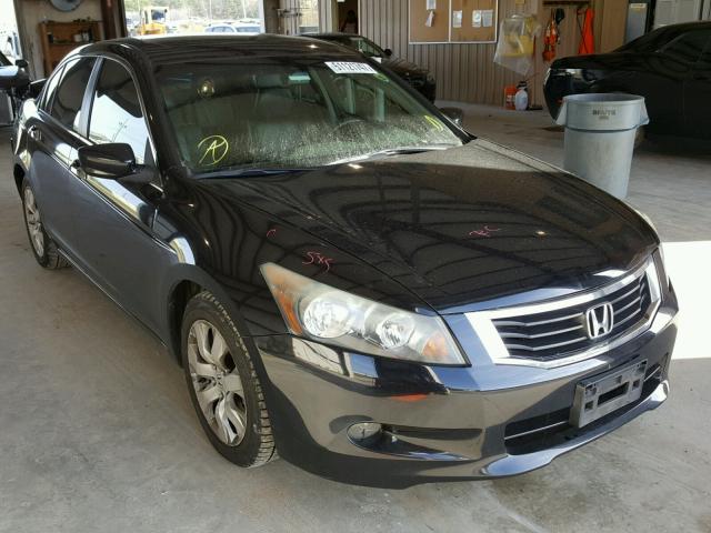 1HGCP36848A080840 - 2008 HONDA ACCORD EXL BLACK photo 1