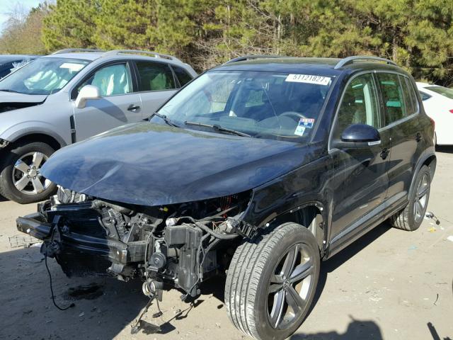 WVGUV7AXXHW504714 - 2017 VOLKSWAGEN TIGUAN SPO BLACK photo 2