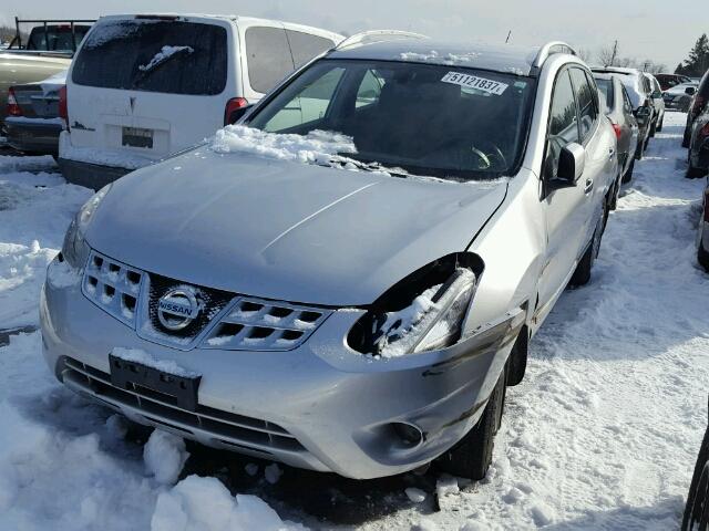 JN8AS5MV4BW288336 - 2011 NISSAN ROGUE S SILVER photo 2