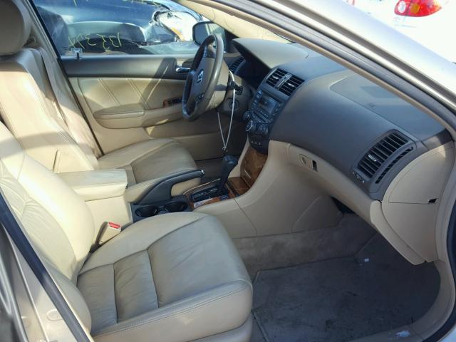 1HGCM56884A039528 - 2004 HONDA ACCORD EX GOLD photo 5