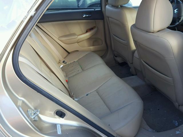 1HGCM56884A039528 - 2004 HONDA ACCORD EX GOLD photo 6