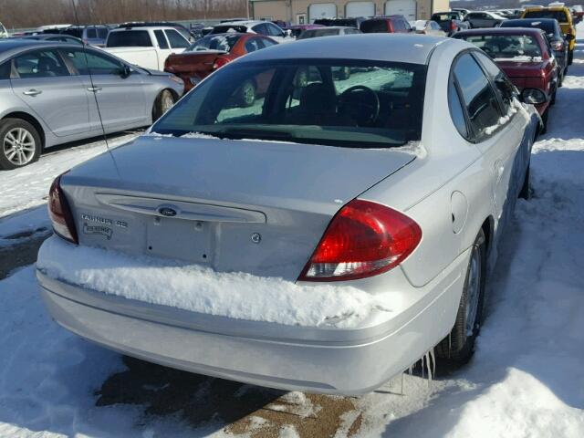 1FAFP53U57A113566 - 2007 FORD TAURUS SE SILVER photo 4