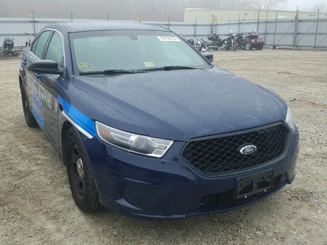 1FAHP2MK5GG113648 - 2016 FORD TAURUS POL BLUE photo 1