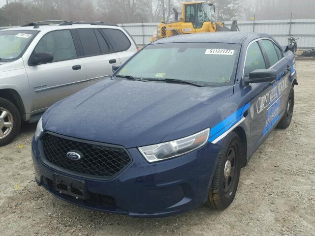 1FAHP2MK5GG113648 - 2016 FORD TAURUS POL BLUE photo 2