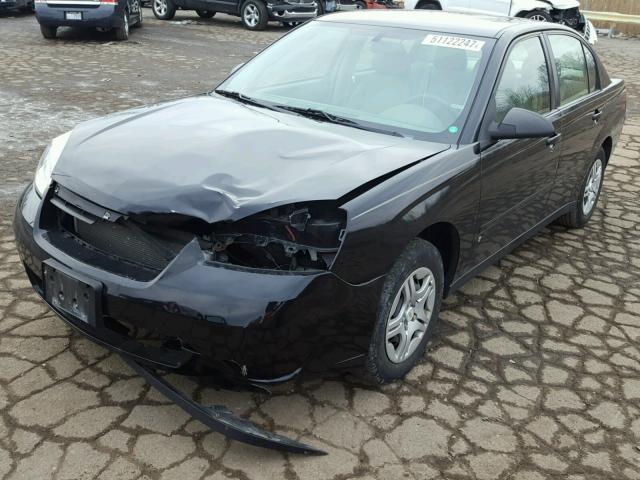 1G1ZS58F17F305546 - 2007 CHEVROLET MALIBU LS 黑色 照片 2