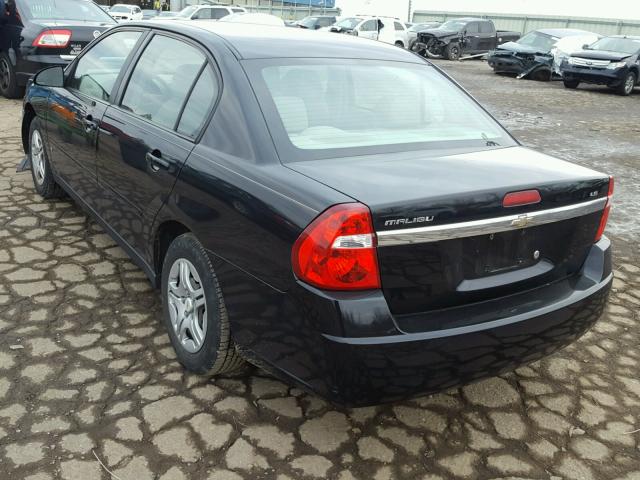 1G1ZS58F17F305546 - 2007 CHEVROLET MALIBU LS 黑色 照片 3