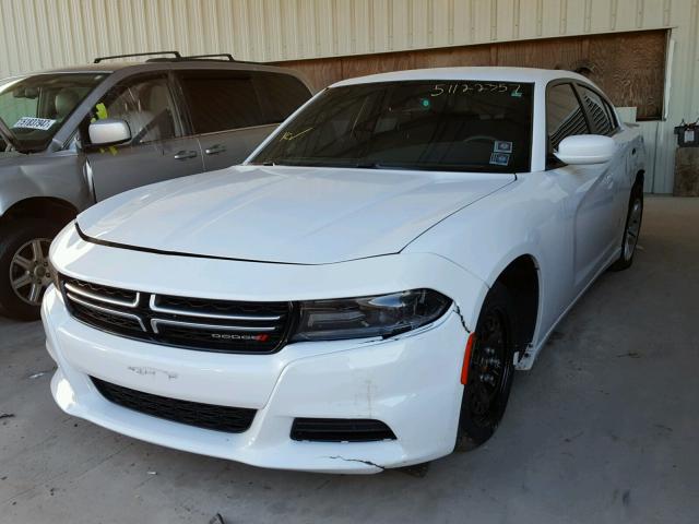 2C3CDXBG7FH790085 - 2015 DODGE CHARGER SE WHITE photo 2