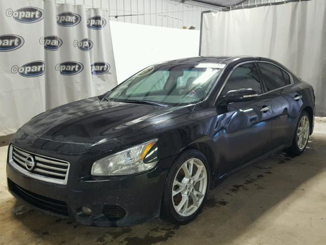 1N4AA5AP7DC824999 - 2013 NISSAN MAXIMA S BLACK photo 2