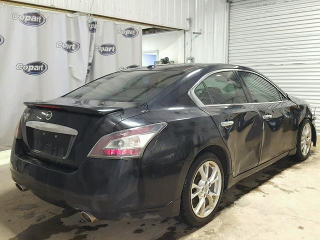 1N4AA5AP7DC824999 - 2013 NISSAN MAXIMA S BLACK photo 4