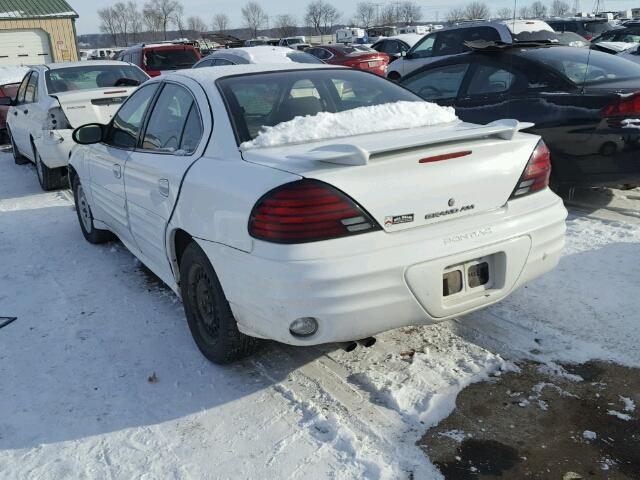 1G2NF52F92C247882 - 2002 PONTIAC GRAND AM S WHITE photo 3