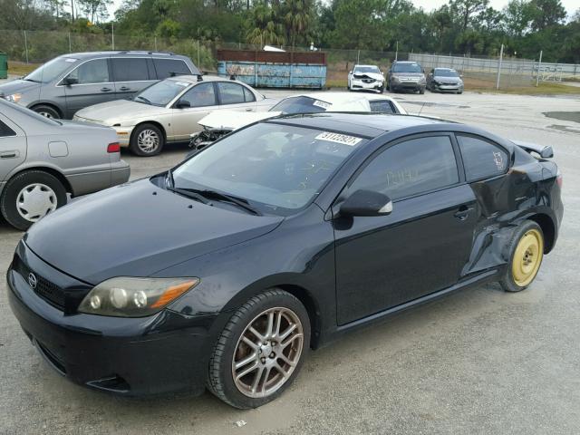 JTKDE167080265695 - 2008 SCION TC BLACK photo 2