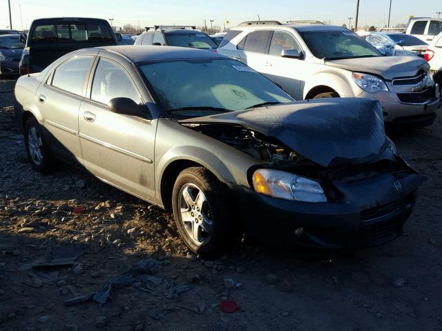 1B3EL56R02N207754 - 2002 DODGE STRATUS ES GRAY photo 1