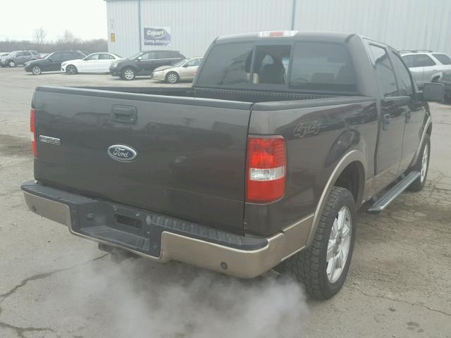 1FTPW14596KB42837 - 2006 FORD F150 SUPER BROWN photo 4