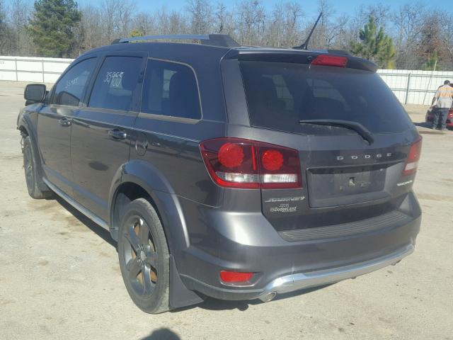 3C4PDCGG3FT600157 - 2015 DODGE JOURNEY CR GRAY photo 3