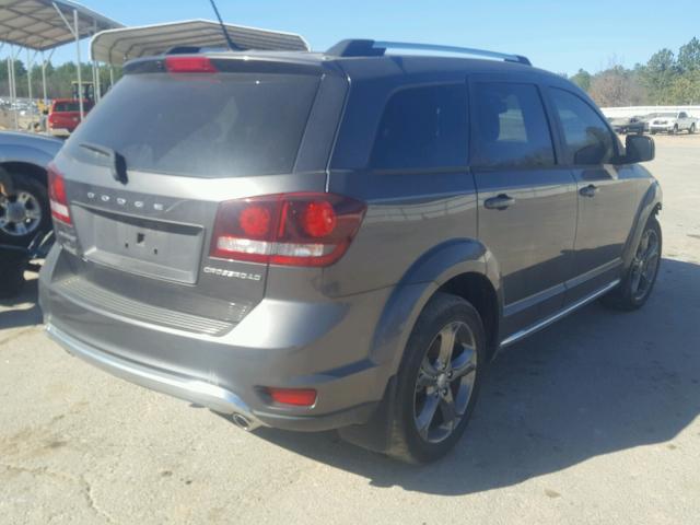 3C4PDCGG3FT600157 - 2015 DODGE JOURNEY CR GRAY photo 4