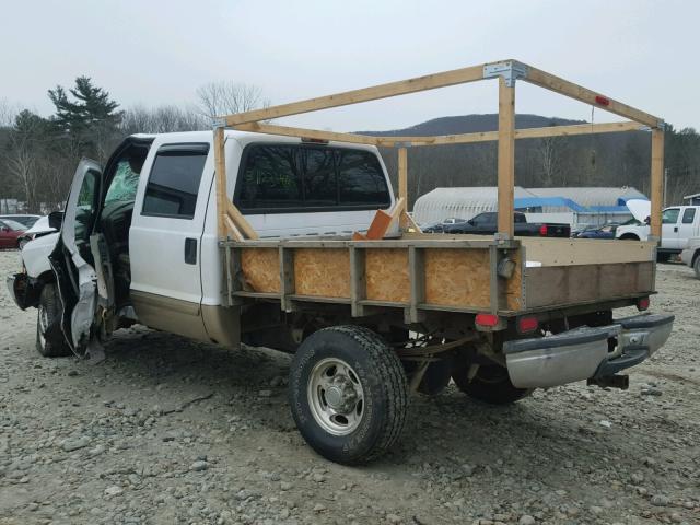 1FTNW21F71EC43828 - 2001 FORD F250 SUPER WHITE photo 3