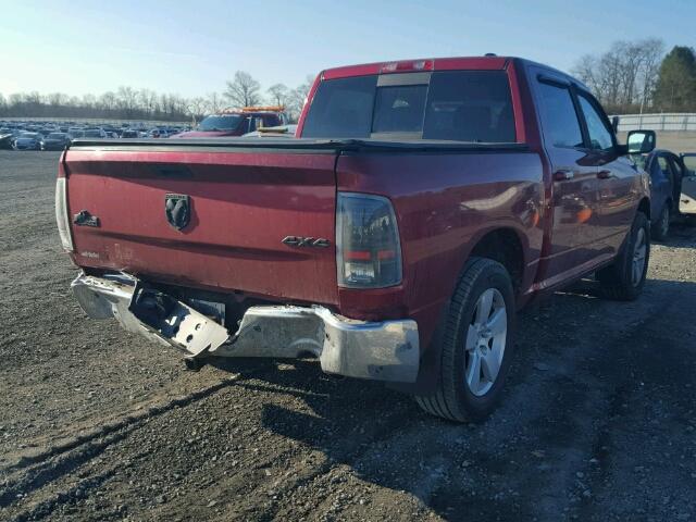 1D3HV13T69J534117 - 2009 DODGE RAM 1500 RED photo 4