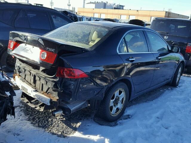 JH4CL96894C804080 - 2004 ACURA TSX BLACK photo 4