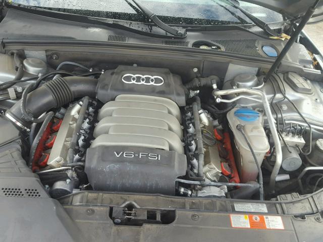 WAUDK78T99A008928 - 2009 AUDI A5 QUATTRO SILVER photo 7