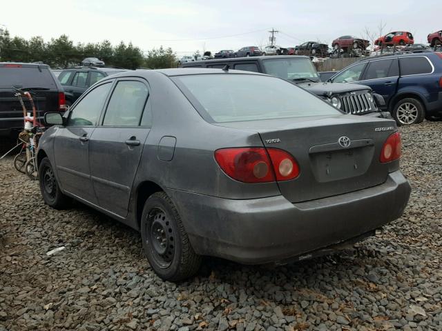 2T1BR32E88C930531 - 2008 TOYOTA COROLLA CE GRAY photo 3