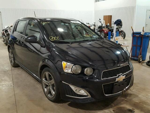 1G1JG6SB0F4118092 - 2015 CHEVROLET SONIC RS BLACK photo 1