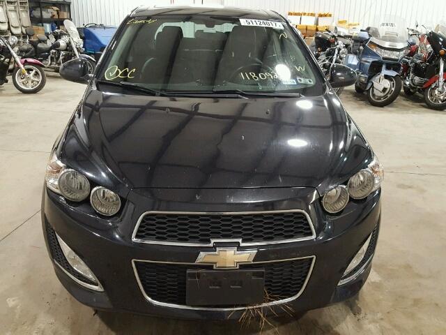 1G1JG6SB0F4118092 - 2015 CHEVROLET SONIC RS BLACK photo 9