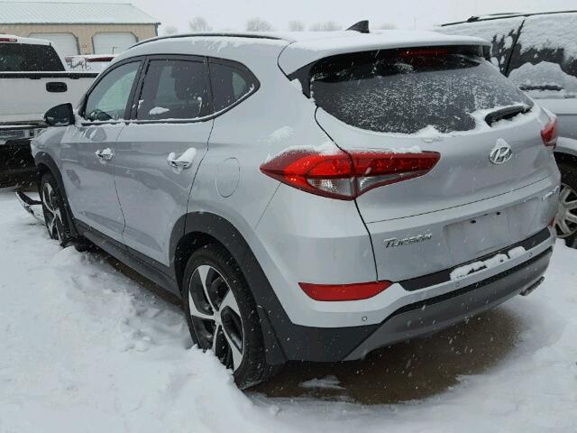 KM8J33A29GU214514 - 2016 HYUNDAI TUCSON LIM SILVER photo 3