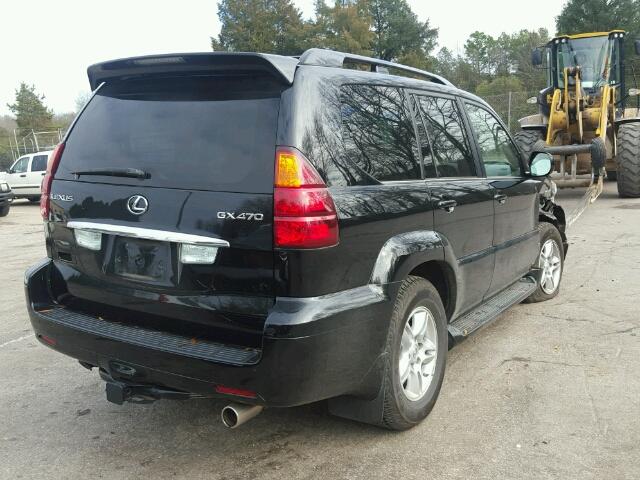 JTJBT20X870140135 - 2007 LEXUS GX 470 BLACK photo 4