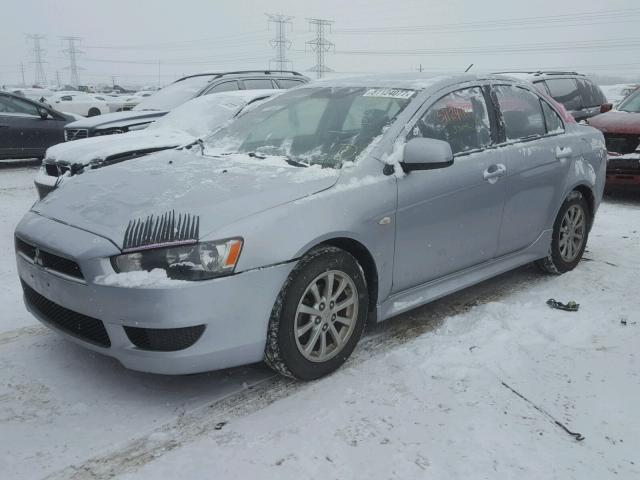 JA32U2FU6BU024946 - 2011 MITSUBISHI LANCER ES/ SILVER photo 2