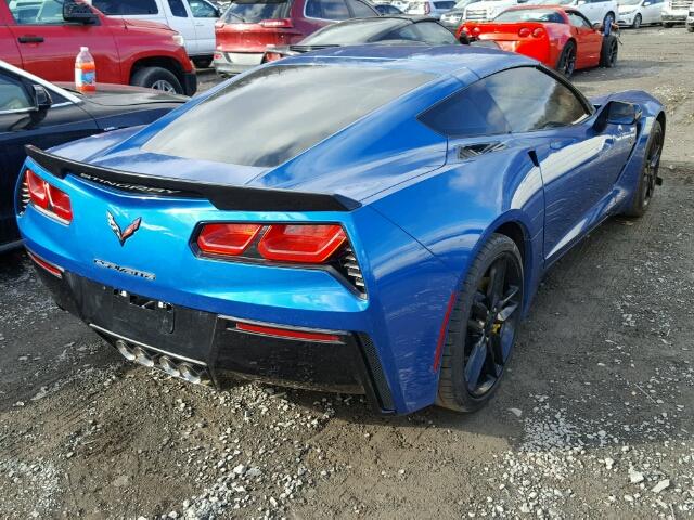 1G1YD2D78G5115879 - 2016 CHEVROLET CORVETTE S BLUE photo 4