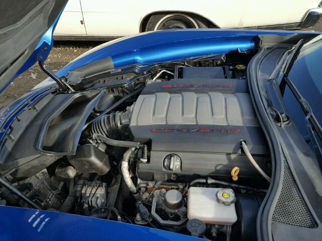 1G1YD2D78G5115879 - 2016 CHEVROLET CORVETTE S BLUE photo 7