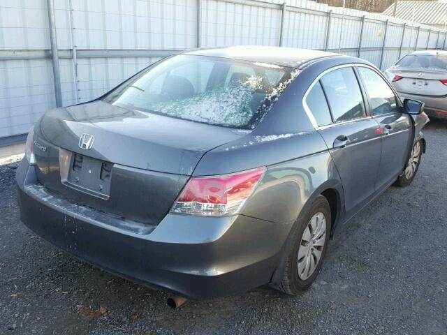 1HGCP26338A074526 - 2008 HONDA ACCORD LX CHARCOAL photo 4