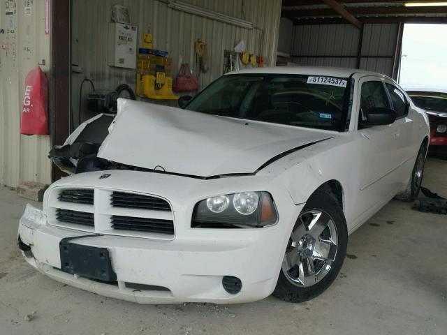 2B3KA43R67H673972 - 2007 DODGE CHARGER SE WHITE photo 2