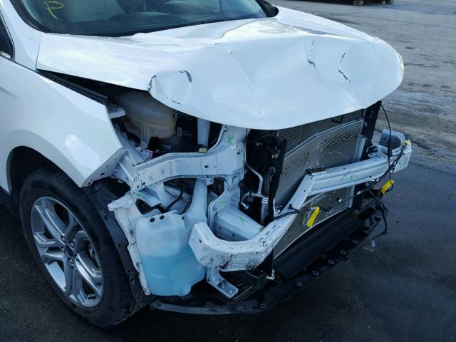 2FMPK3K82GBB74007 - 2016 FORD EDGE TITAN WHITE photo 9