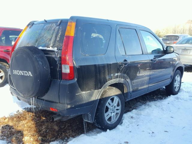 SHSRD78812U011889 - 2002 HONDA CR-V EX BLACK photo 4