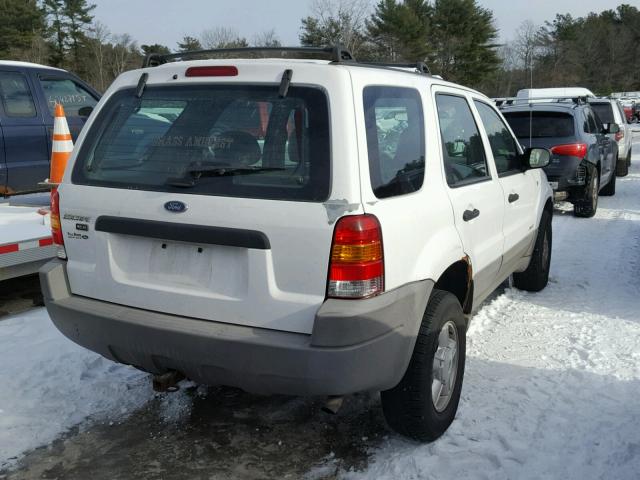 1FMYU02152KB98378 - 2002 FORD ESCAPE XLS WHITE photo 4