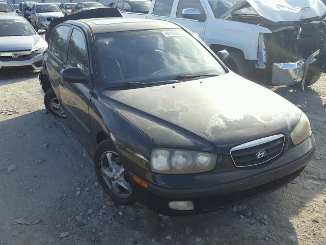 KMHDN45DX3U671450 - 2003 HYUNDAI ELANTRA GL BLACK photo 1