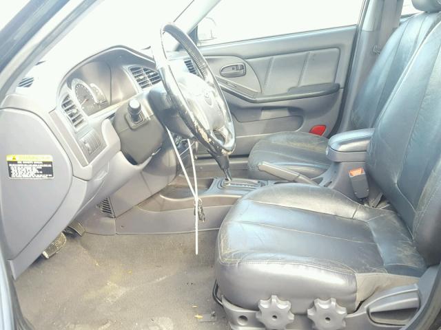 KMHDN45DX3U671450 - 2003 HYUNDAI ELANTRA GL BLACK photo 5