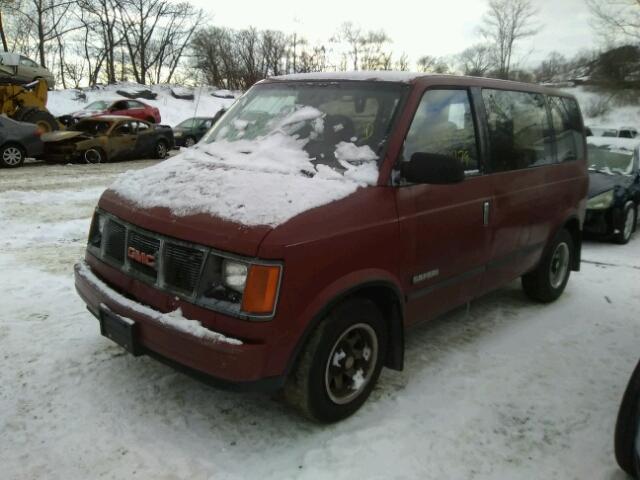 1GK0M15Z3KB507361 - 1989 GMC SAFARI RED photo 2