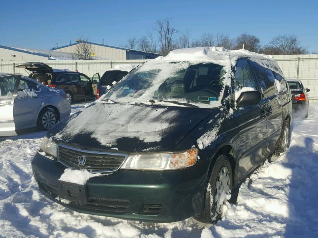 2HKRL1850YH525269 - 2000 HONDA ODYSSEY LX GREEN photo 2