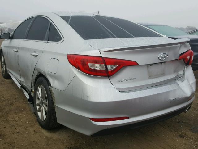 5NPE24AF5GH375230 - 2016 HYUNDAI SONATA SE SILVER photo 3