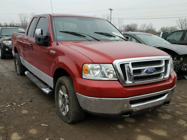 1FTPX14V68FC23142 - 2008 FORD F150 RED photo 1